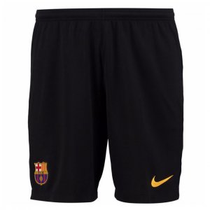 Barcelona 2017/18 Black Soccer Goalkeeper Shorts