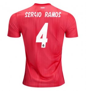 Sergio Ramos Real Madrid 2018/19 Third Red Shirt Soccer Jersey