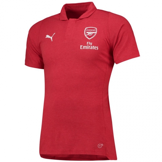 Arsenal 2018/19 Red Polo Shirt - Click Image to Close