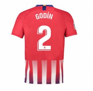 Atletico Madrid 2018/19 Godín 2 Home Shirt Soccer Jersey