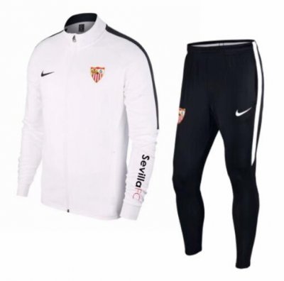 Sevilla 2018/19 White Training Suit (Jacket+Trouser)