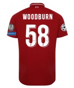 Liverpool 2018/19 Home WOODBURN Shirt UCL Soccer Jersey
