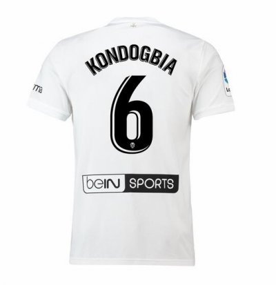 Valencia 2018/19 KONDOGBIA 6 Home Shirt Soccer Jersey