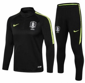 Korea 2018/19 Black Training Suit (Sweat shirt+Trouser)