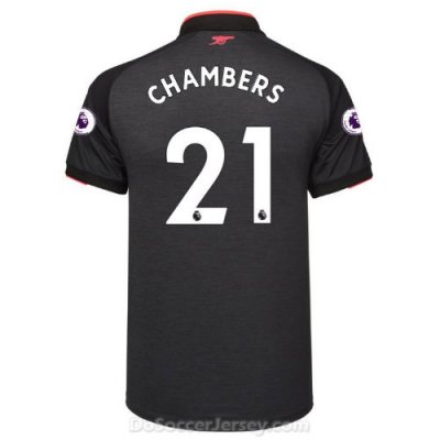 Arsenal 2017/18 Third CHAMBERS #21 Shirt Soccer Jersey