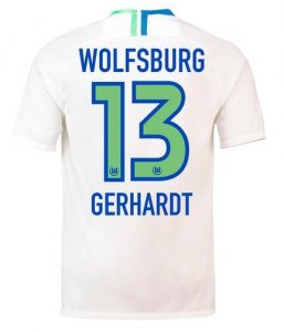 VfL Wolfsburg 2018/19 GERHARDT 13 Away Shirt Soccer Jersey