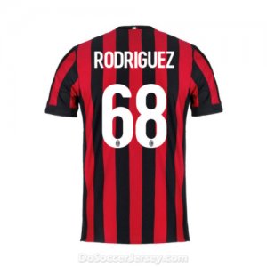 AC Milan 2017/18 Home Rodriguez #68 Shirt Soccer Jersey