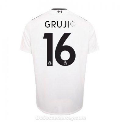 Liverpool 2017/18 Away Grujic #16 Shirt Soccer Jersey