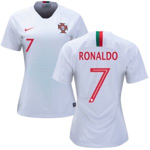 Portugal 2018 World Cup CRISTIANO RONALDO 7 Away Women's Shirt Soccer Jersey