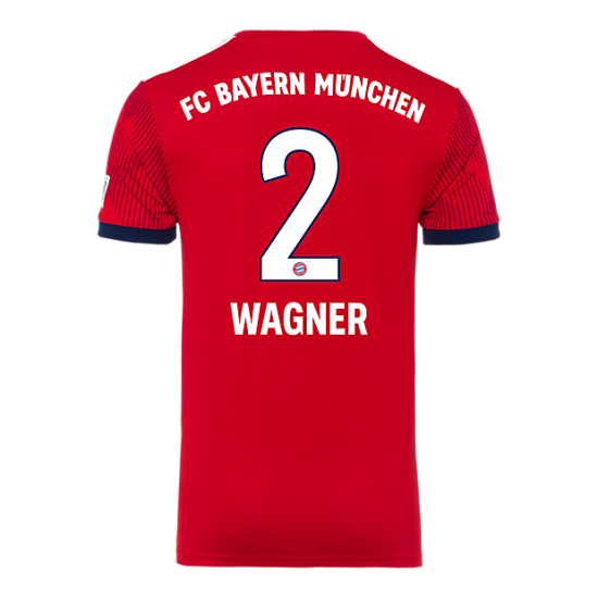 Bayern Munich 2018/19 Home 2 Wagner Shirt Soccer Jersey - Click Image to Close