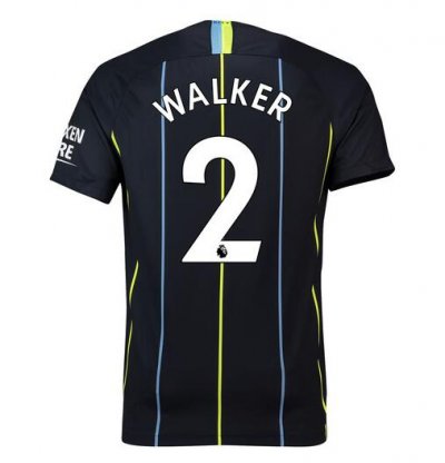 Manchester City 2018/19 Walker 2 Away Shirt Soccer Jersey