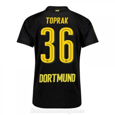 Borussia Dortmund 2017/18 Away Toprak #36 Shirt Soccer Jersey