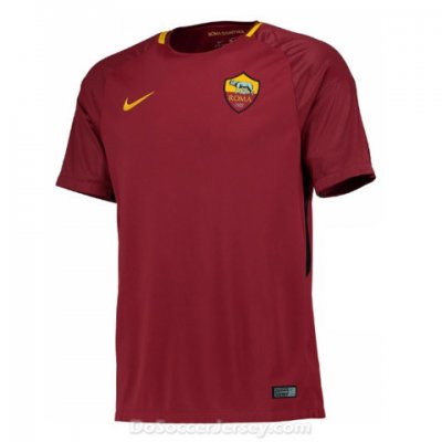 AS Roma 2017/18 Home Shirt Soccer Jersey