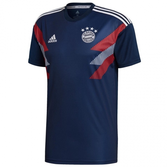 Bayern Munich 2018/19 Royal Blue Training Shirt - Click Image to Close