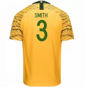 Australia 2018 FIFA World Cup Home Brad Smith Shirt Soccer Jersey