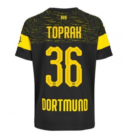 Borussia Dortmund 2018/19 Toprak 36 Away Shirt Soccer Jersey