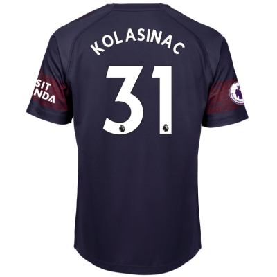 Arsenal 2018/19 Sead Kolasinac 31 Away Shirt Soccer Jersey