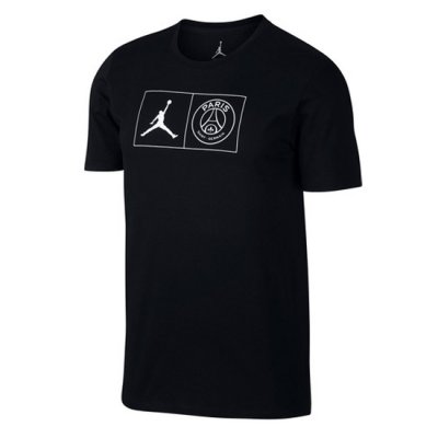 PSG x Jordan 2018/19 Black T-Shirt 002