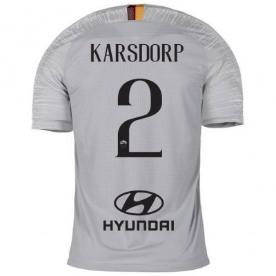 AS Roma 2018/19 KARSDORP 2 Away Shirt Soccer Jersey