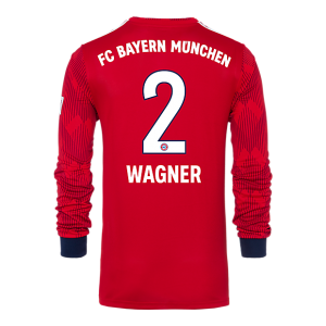 Bayern Munich 2018/19 Home 2 Wagner Long Sleeve Shirt Soccer Jersey