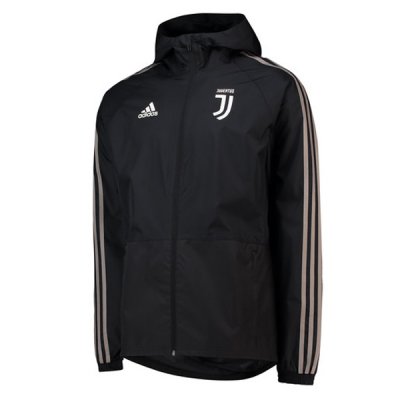 Juventus 2018/19 Black Woven Windrunner Jacket