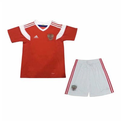 Russia 2018 FIFA World Cup Home Kids Soccer Kit Children Shirt And Shorts