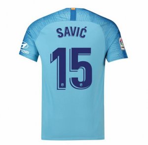 Atletico Madrid 2018/19 Savic 15 Away Shirt Soccer Jersey