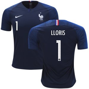 France 2018 World Cup HUGO LLORIS 1 Home Shirt Soccer Jersey