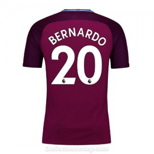 Manchester City 2017/18 Away Bernardo #20 Shirt Soccer Jersey