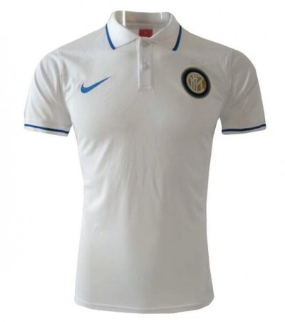 Inter Milan 2019/2020 White Polo Shirt