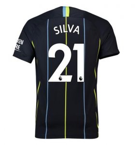 Manchester City 2018/19 Silva 21 Away Shirt Soccer Jersey
