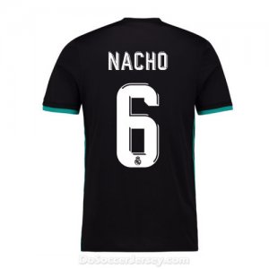 Real Madrid 2017/18 Away Nacho #6 Shirt Soccer Jersey