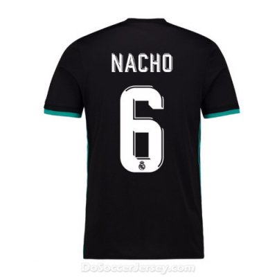 Real Madrid 2017/18 Away Nacho #6 Shirt Soccer Jersey