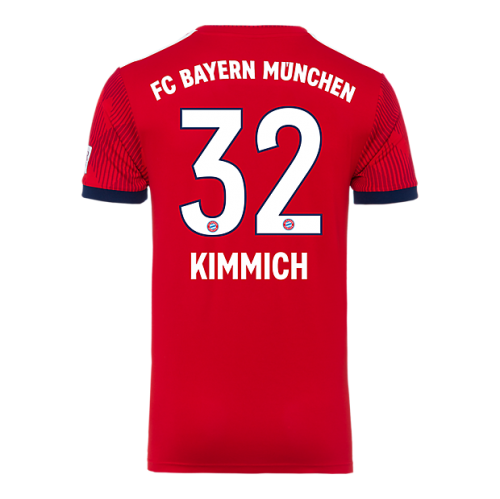 Bayern Munich 2018/19 Home 32 Kimmich Shirt Soccer Jersey