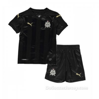 Newcastle United 2017/18 Third Kids Soccer Kit Children Shirt And Shorts