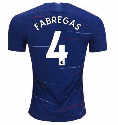 Chelsea 2018/19 Home Cesc Fabregas Shirt Soccer Jersey