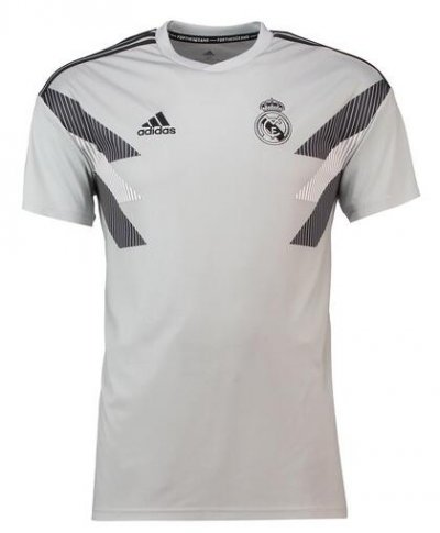 Real Madrid 2018/19 Grey Training Shirt