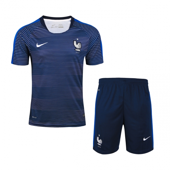 France 2018 World Cup Blue Short Training Uniform - Click Image to Close