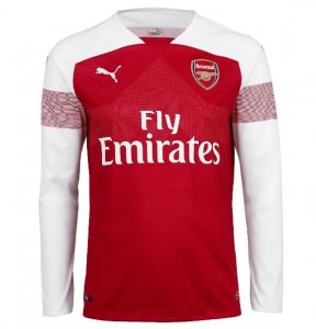 Arsenal 2018/19 Home Long Sleeve Shirt Soccer Jersey