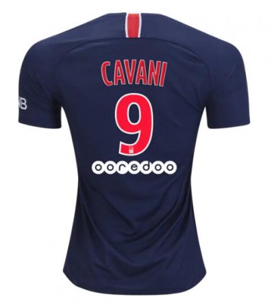 PSG 2018/19 Edinson Cavani 9 Home Shirt Soccer Jersey