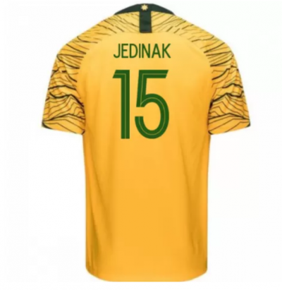 Australia 2018 FIFA World Cup Home Mile Jedinak Shirt Soccer Jersey