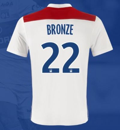Olympique Lyonnais 2018/19 BRONZE 22 Home Shirt Soccer Jersey