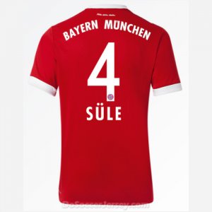 Bayern Munich 2017/18 Home Süle #4 Shirt Soccer Jersey