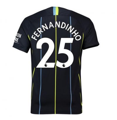 Manchester City 2018/19 Fernandinho 25 Away Shirt Soccer Jersey