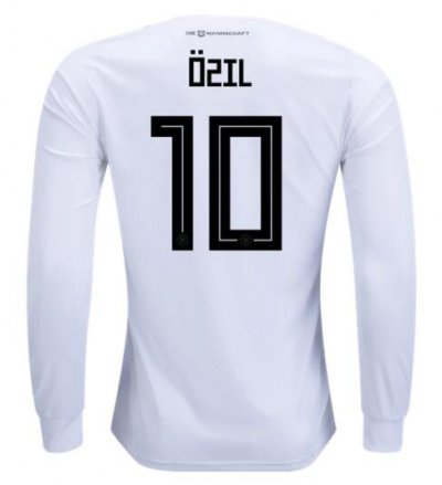 Germany 2018 World Cup Home Mesut Ozil #10 LS Shirt Soccer Jersey