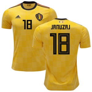 Belgium 2018 World Cup Away ADNAN JANUZAJ 18 Shirt Soccer Jersey