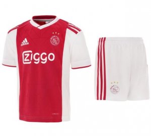 Ajax 2018/19 Home Kids Soccer Jersey Kit Children Shirt + Shorts