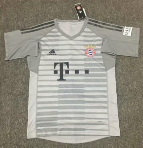 Bayern Munich 2018/19 Grey Goalkeeper Shirt Soccer Jersey