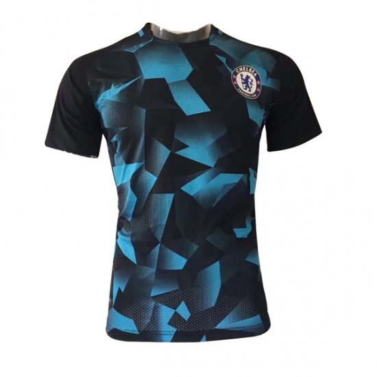 Chelsea 2017/18 Black&Blue Diamond Training Shirt - Click Image to Close