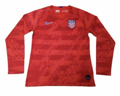USA Copa America 2019 Away Long Sleeved Shirt Soccer Jersey